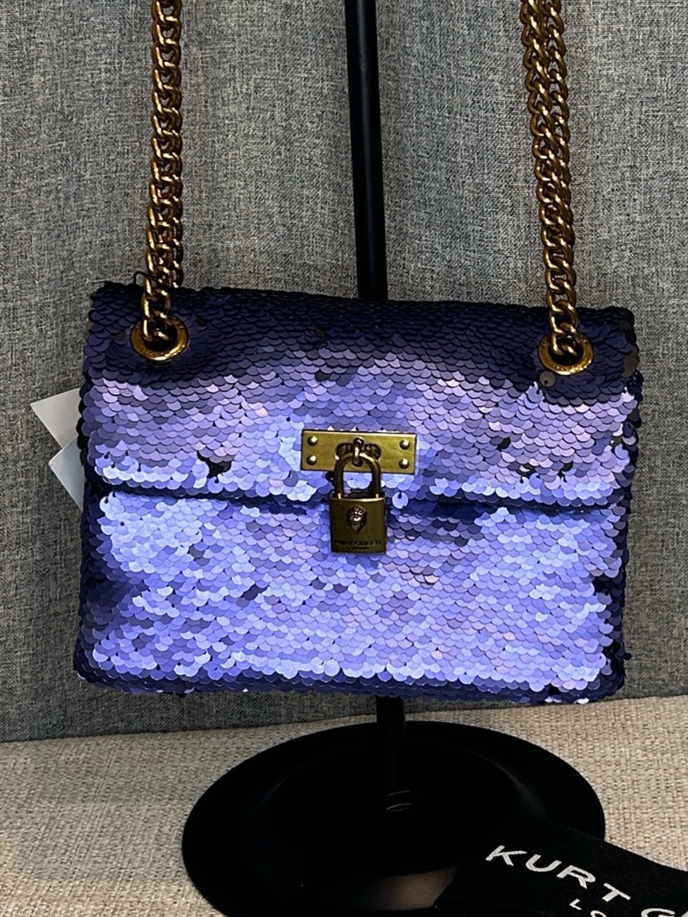 Kurt Geiger Brixton Purple Sequin - Picture 6 of 14